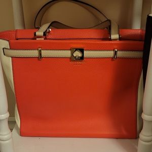 Kate Spade large DeMarco tote bag pink
